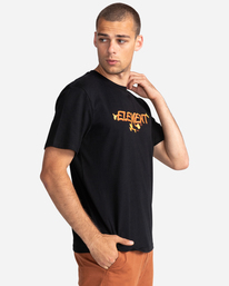 2 Pusher - Camiseta de manga corta para Hombre Negro C1SSK7ELP2 Element