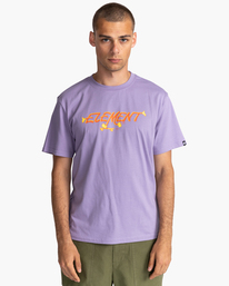 1 Pusher - Camiseta de manga corta para Hombre Violeta C1SSK7ELP2 Element