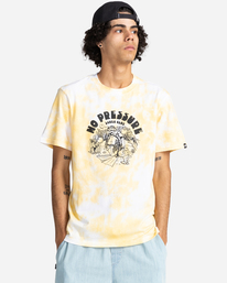 1 No Pressure - Camiseta de manga corta para Hombre Amarillo C1SSL2ELP2 Element