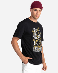 3 The Dance - Camiseta de manga corta para Hombre Negro C1SSM8ELP2 Element