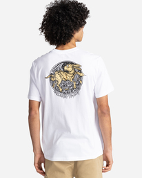 6 Watching - Camiseta de manga corta para Hombre Blanco C1SSM9ELP2 Element