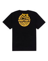 1 Burkett - Short Sleeve T-Shirt for Men Black C1SSN5ELP2 Element