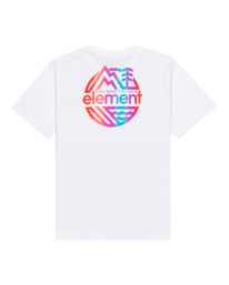 1 Burkett - Short Sleeve T-Shirt for Men White C1SSN5ELP2 Element