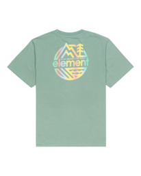 1 Burkett - Short Sleeve T-Shirt for Men Green C1SSN5ELP2 Element