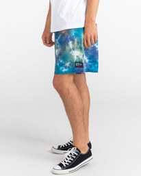 5 Wander Tie Dye 18" - Short outdoor pour Homme Bleu C1WKC8ELP2 Element