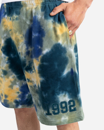 3 Crossfield Tie Dye 18" - Short de Chándal para Hombre Azul C1WKD7ELP2 Element