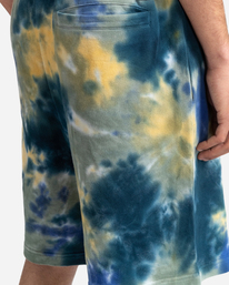 4 Crossfield Tie Dye 18" - Tracksuit Shorts for Men Blue C1WKD7ELP2 Element