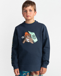 1 Sup - Sweat pour Garçon 8-16 ans Gris C2CRB2ELP2 Element