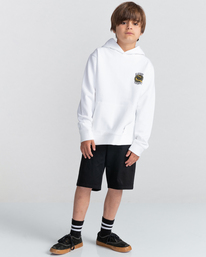 3 Covered - Hoodie for Boys 8-16 White C2HOB6ELP2 Element