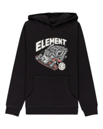 0 Wolf - Sweat à capuche pour Garçon 8-16 ans Noir C2HOC7ELP2 Element