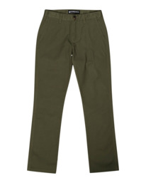 0 Howland Classic - Chino pour Garçon 8-16 ans Vert C2PTA3ELP2 Element