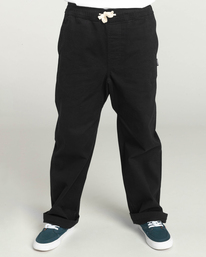 2 Chillin' Twill - Trousers for Boys Black C2PTA4ELP2 Element