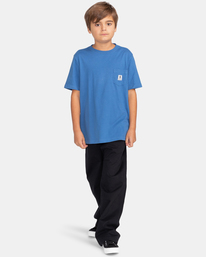 3 Basic Label - Short Sleeve T-Shirt for Boys 8-16  C2SSD1ELP2 Element