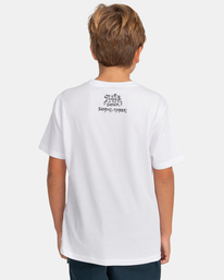 7 The Dance - Short Sleeve T-Shirt for Boys 8-16 White C2SSD9ELP2 Element