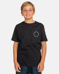 2 Delmar - T-Shirt für Jungen 8-16 Schwarz C2SSE5ELP2 Element