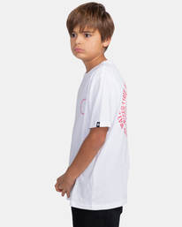 3 Delmar - Camiseta de manga corta para Chicos 8-16 Blanco C2SSE5ELP2 Element