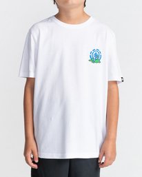 2 Renard - Short Sleeve T-Shirt for Boys 8-16 White C2SSF9ELP2 Element