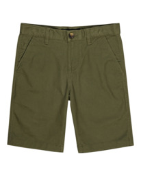 0 Howland Classic - Short chino para Chicos 8-16 Verde C2WKB1ELP2 Element