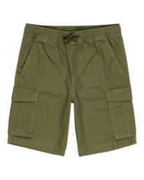 0 Safari - Cargoshorts für Jungen 8-16 Grün C2WKB6ELP2 Element