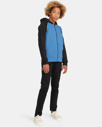 4 Olympic - Sweat à capuche zippé pour Garçon 8-16 ans Noir C2ZHB1ELP2 Element