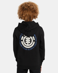 5 Seal - Sweat à capuche zippé pour Garçon 8-16 ans Noir C2ZHB2ELP2 Element