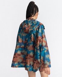 5 Pilgrim Nano - Giacca poncho da Donna Blue C3JKB1ELP2 Element