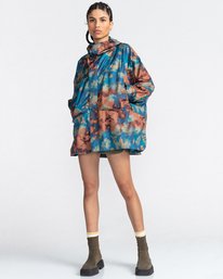 4 Pilgrim Nano - Giacca poncho da Donna Blue C3JKB1ELP2 Element