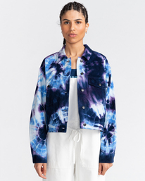 1 Craft Tie Dye Corduroy - Veste en denim pour Femme Noir C3JKB2ELP2 Element