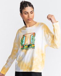 1 Slow Gardening - Camiseta de manga larga para Mujer Amarillo C3LSA2ELP2 Element