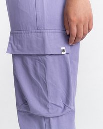 6 Chillin' - Cargo Trousers for Women Purple C3PTB1ELP2 Element