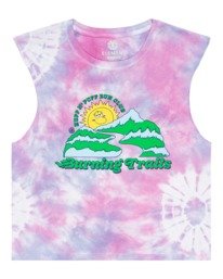 0 Burning Trails - Camiseta sin mangas para Mujer Violeta C3SGA1ELP2 Element