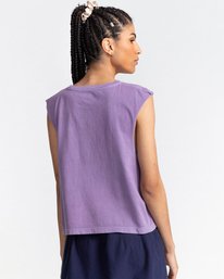 4 Aquazen - Top smanicato da Donna Purple C3SGA4ELP2 Element