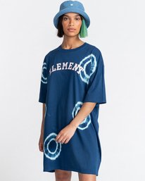 1 Szigeti Circles - Kurzärmliges T-Shirt-Kleid für Frauen  C3SSB4ELP2 Element