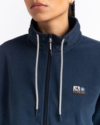 3 Oslo Zip - Sweatshirt mit Reißverschluss für Frauen Grau C3WAA2ELP2 Element