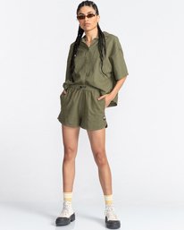 4 Lodge - Short pour Femme Vert C3WKC1ELP2 Element