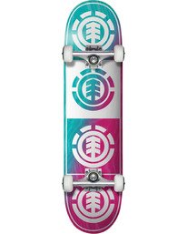 Quadrant Teal Pink Skateboard Complete | Element