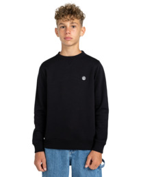 2 Cornell Classic - Sweat pour Garçon 8-16 ans Noir ELBFT00112 Element