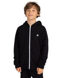 2 Cornell Classic - Hoodie met Rits voor Jongens 8-16 Black ELBFT00114 Element