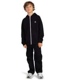 5 Cornell Classic - Hoodie met Rits voor Jongens 8-16 Black ELBFT00114 Element