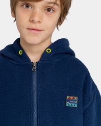 4 Yamsay - Sweat à capuche zippé pour Garçon 8-16 ans Bleu ELBFT00120 Element