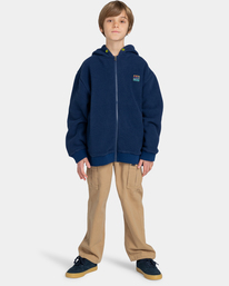 5 Yamsay - Sweat à capuche zippé pour Garçon 8-16 ans Bleu ELBFT00120 Element