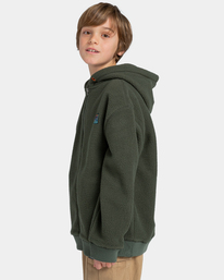 3 Yamsay - Sweat à capuche zippé pour Garçon 8-16 ans Vert ELBFT00120 Element