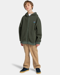 5 Yamsay - Hoodie met Rits voor Jongens 8-16 Green ELBFT00120 Element