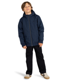 6 Dulcey - Water-Resistant Jacket for Boys 8-16 Blue ELBJK00111 Element