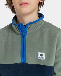 4 Katmandou - Half-Zip Fleece for Boys 8-16 Blue ELBJK00115 Element