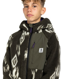 4 Wolfe - Sherpa-Jacke für Jungen 8-16  ELBJK00116 Element