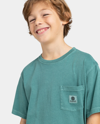 4 Basic Pocket - T-Shirt for Boys 8-16 Blue ELBKT00104 Element