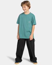 5 Basic Pocket - T-Shirt for Boys 8-16 Blue ELBKT00104 Element