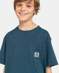 4 Basic Pocket - T-Shirt for Boys 8-16 Blue ELBKT00104 Element