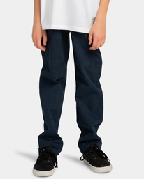 2 Howland Classic - Pantaloni Chino da Ragazzo 8-16 Blue ELBNP00103 Element